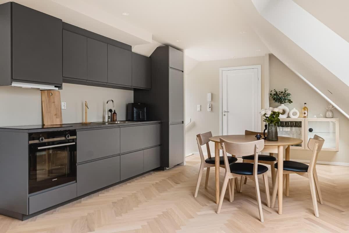 Dinbnb Apartments I Mid-City Luxury With Mini Balcony And Smart Tv & Sound System Bergen Exterior foto